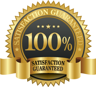 100% Satisfaction guaranteed by our cleaning service.