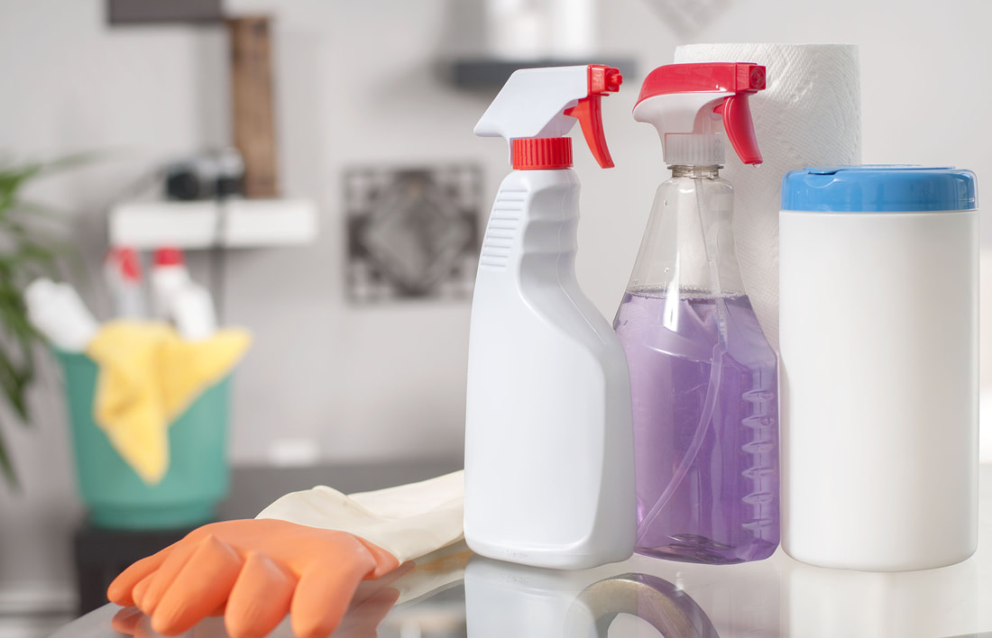 Supplies for residential cleaning